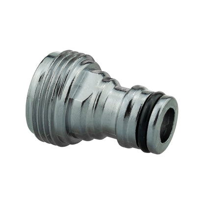 Male Tap Connector – 3/4” BSPM, Zinc Chrome