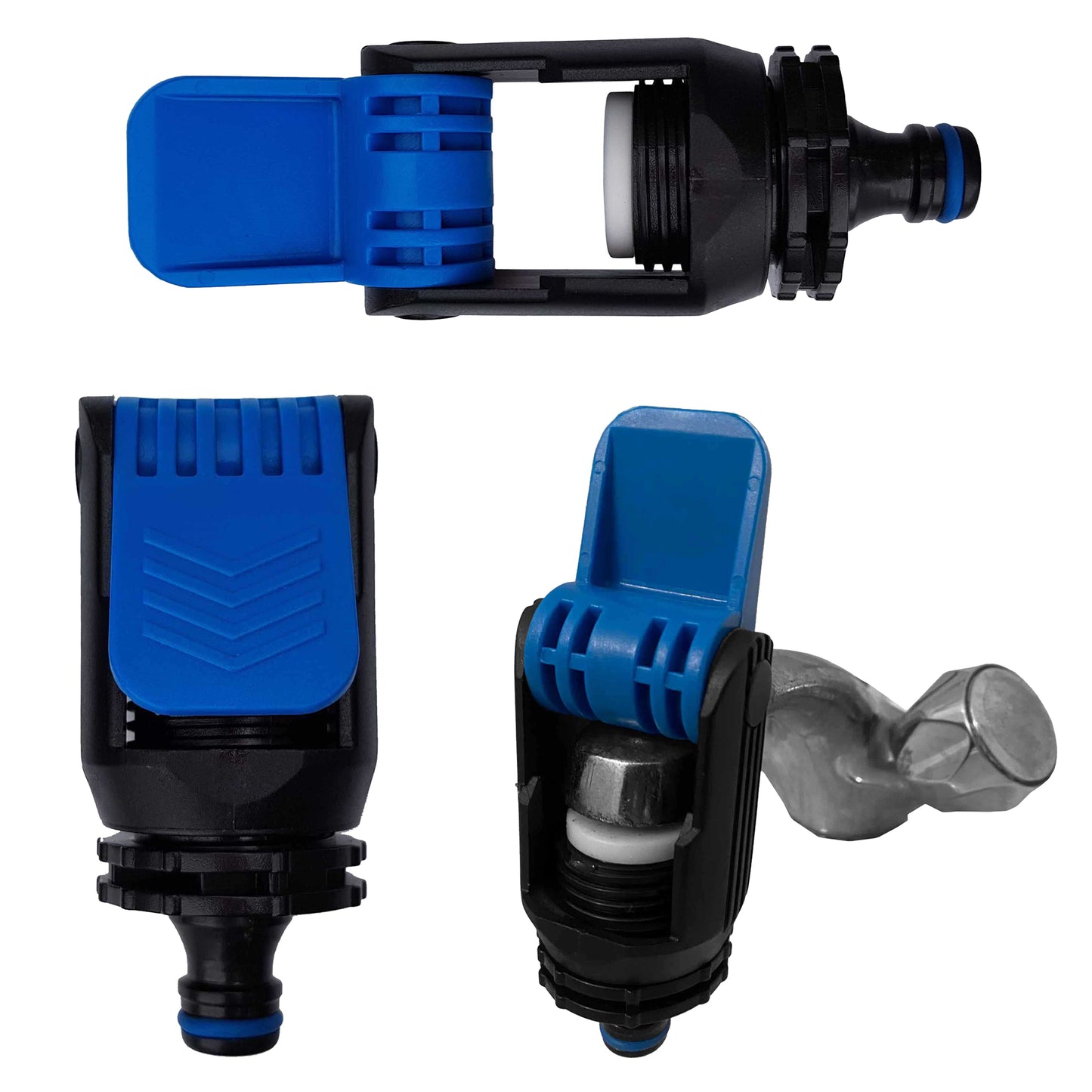 Blue Kitchen Tap Adapter