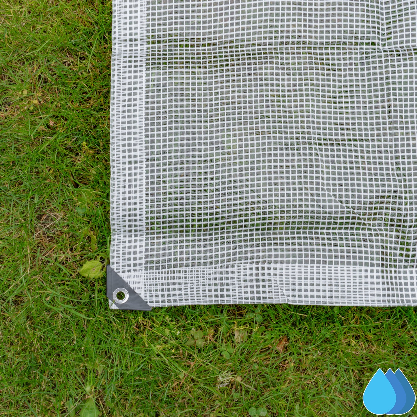 10m x 15m Clear Tarpaulins, M-Grade 100 GSM