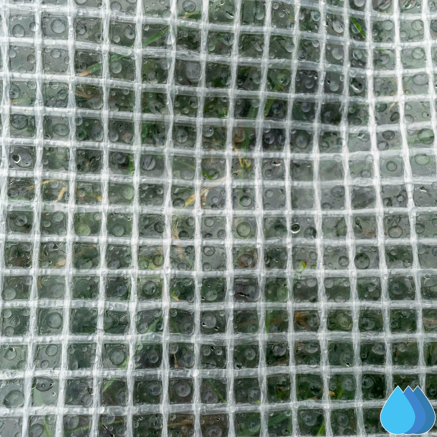 10m x 15m Clear Tarpaulins, M-Grade 100 GSM