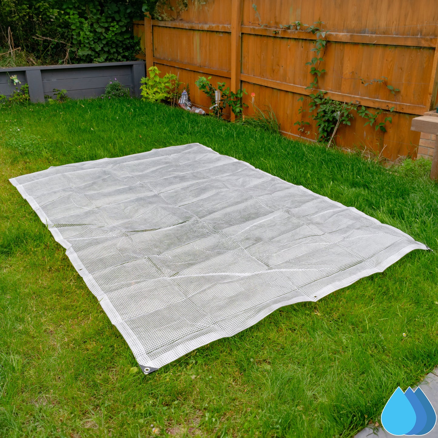 10m x 15m Clear Tarpaulins, M-Grade 100 GSM