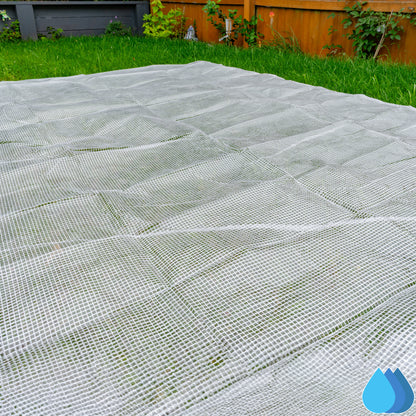 10m x 15m Clear Tarpaulins, M-Grade 100 GSM