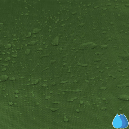 4m x 6m Green & Brown Tarpaulins, L-Grade 200 GSM