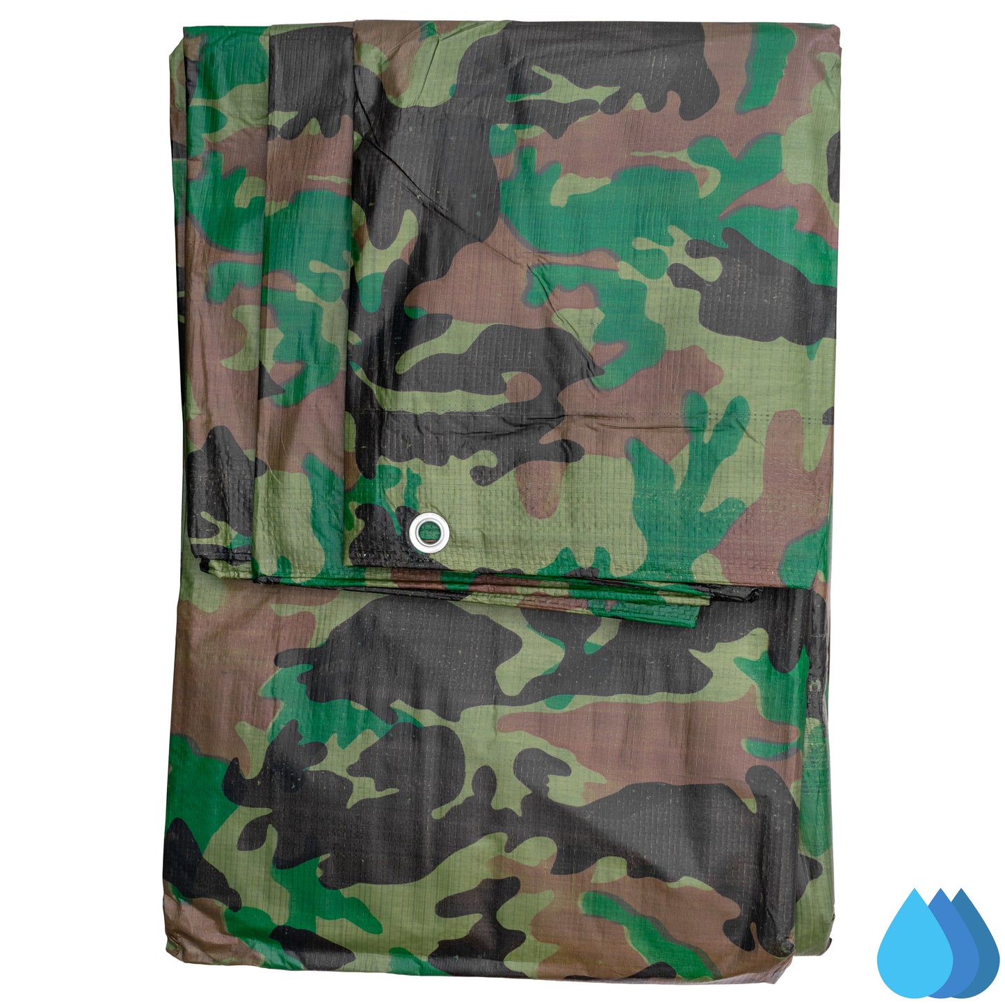 1.5m x 2.4m Camouflage Tarpaulins, Bradas 90 GSM