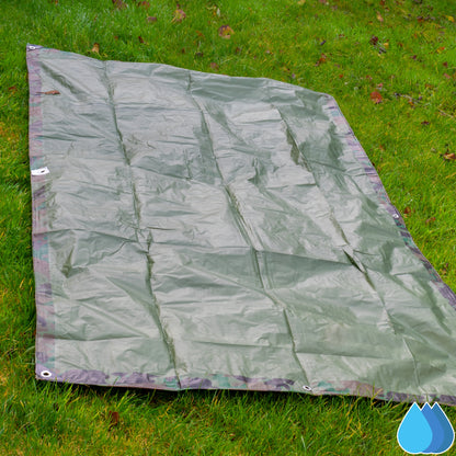 1.5m x 2.4m Camouflage Tarpaulins, Bradas 90 GSM