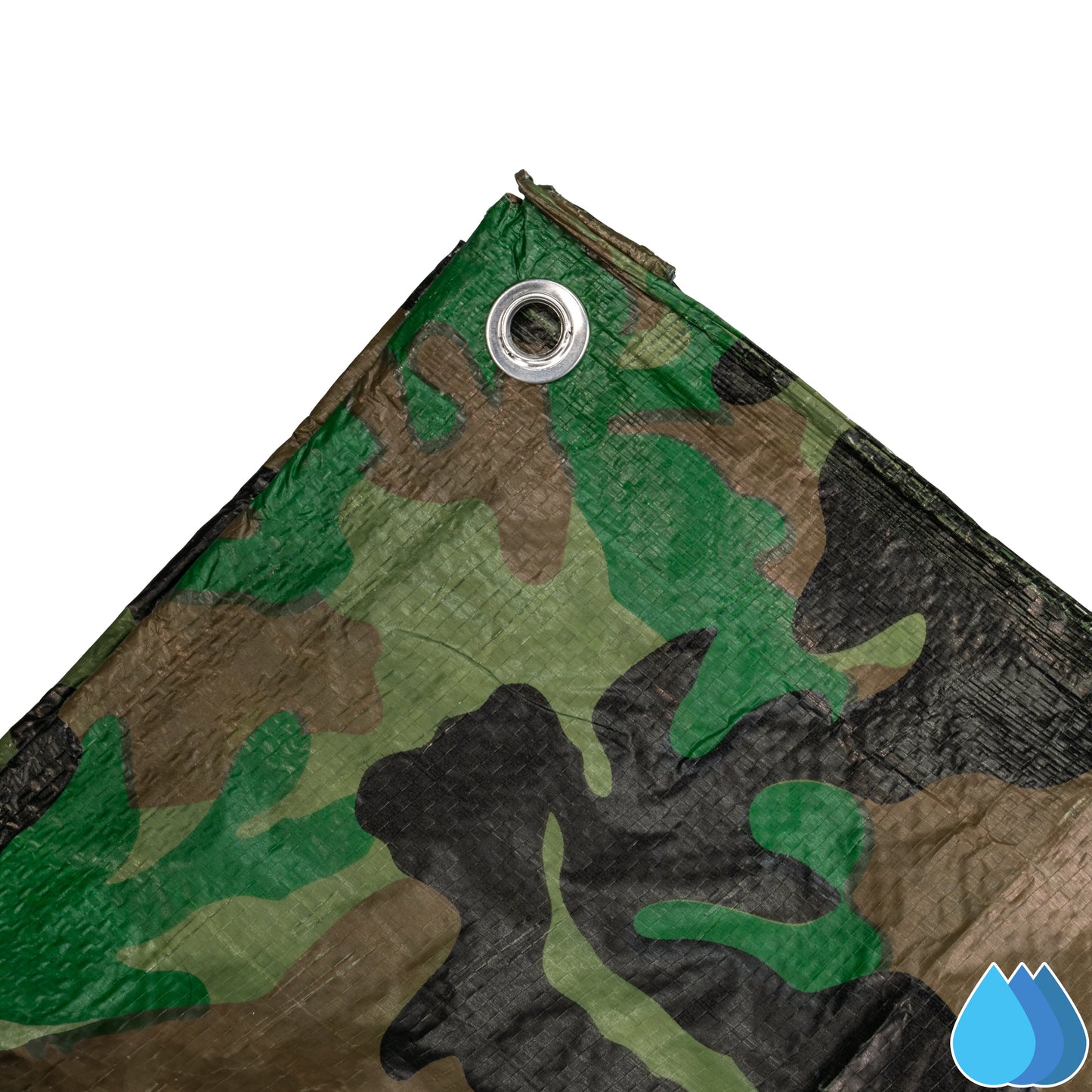 2m x 3m Camouflage Tarpaulins, M-Grade 90 GSM