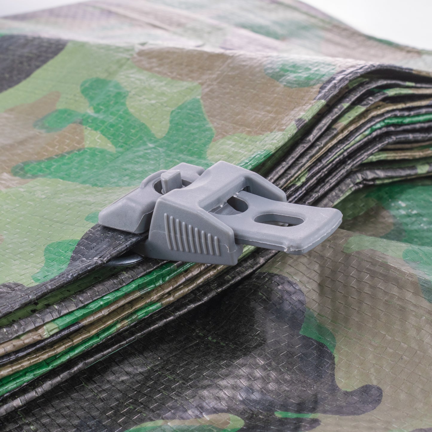 Slide Type Clips for Tarpaulins, Grey Pack of 10