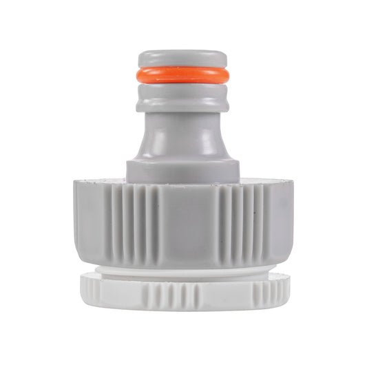 Female Tap Connector – 1” & 3/4” BSPF, Grey