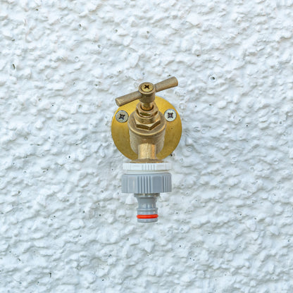Female Tap Connector – 1” & 3/4” BSPF, Grey
