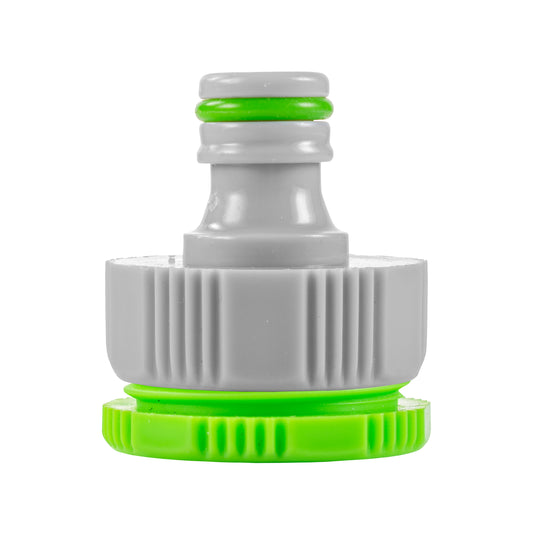 Female Tap Connector – 1” & 3/4” BSPF, Green & Grey