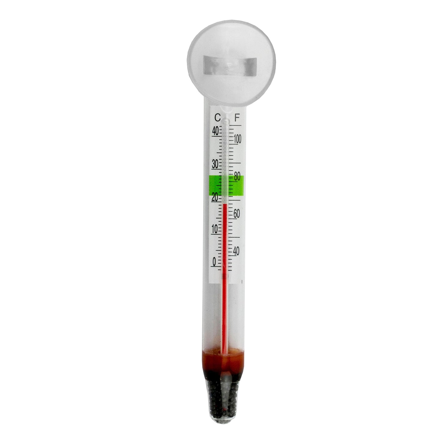 Glass Aquarium Thermometer with Suction Cup