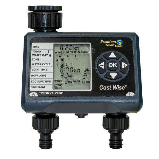 Cost Wise Double Outlet Water Timer