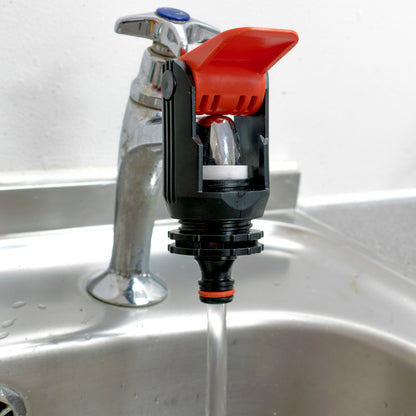 Red Costwise Kitchen Tap Adapter