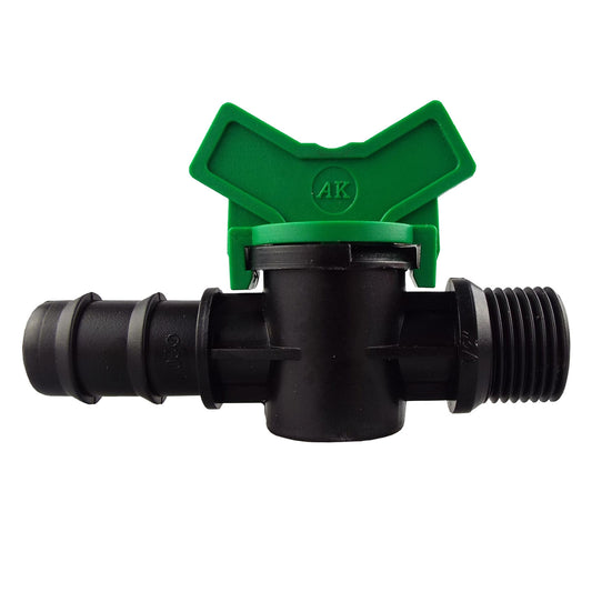 1/2" Irrigation Pipe In-Line Valve with BSP Male Thread