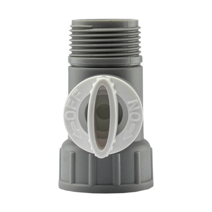 3/4" BSP Female to Male Valve, Grey