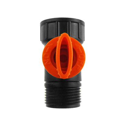 3/4" BSP Female to Male Valve, Black