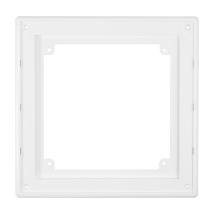 White Louvre Vent with Fly Screen, 150mm x 150mm