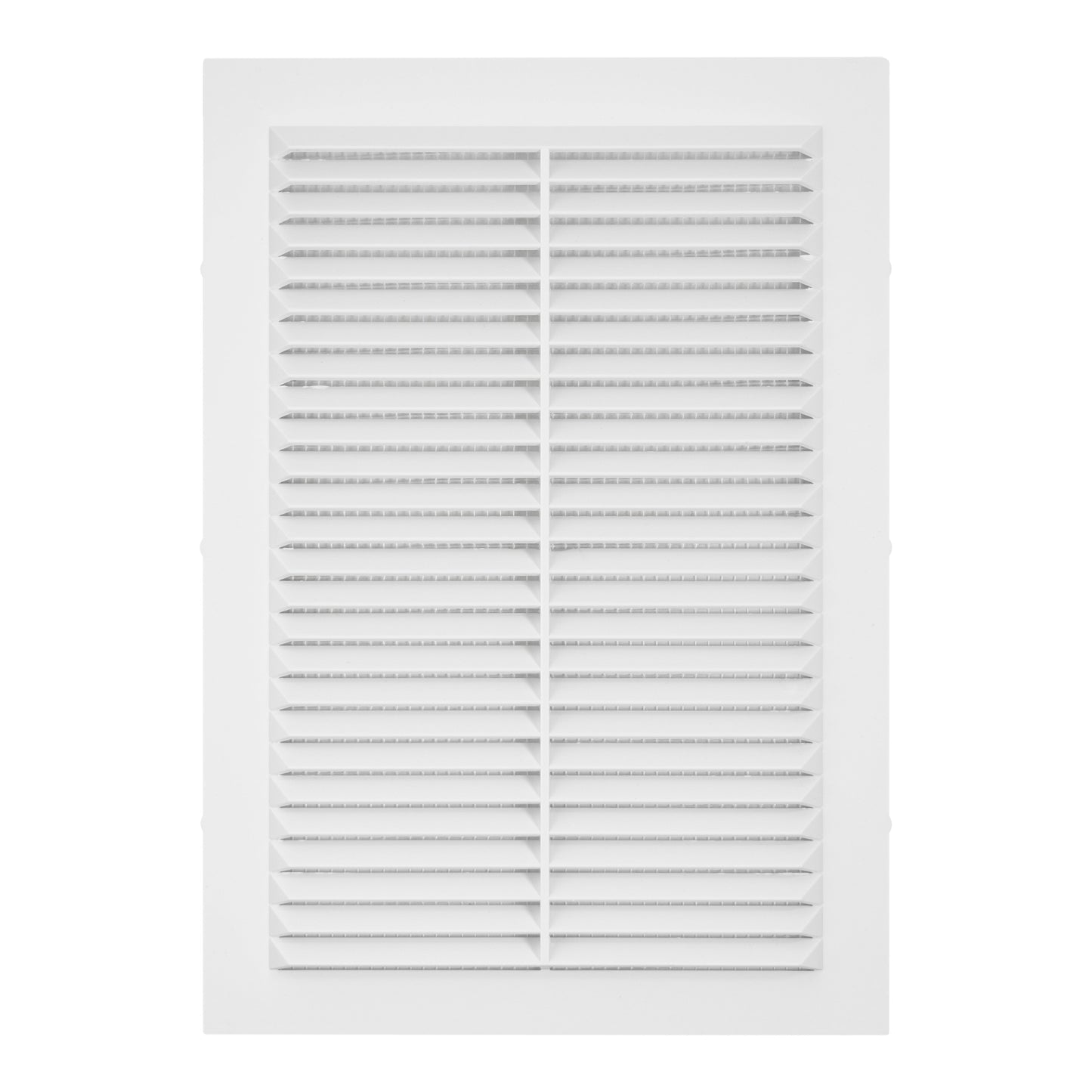 White Louvre Vent with Fly Screen, 240mm x 170mm