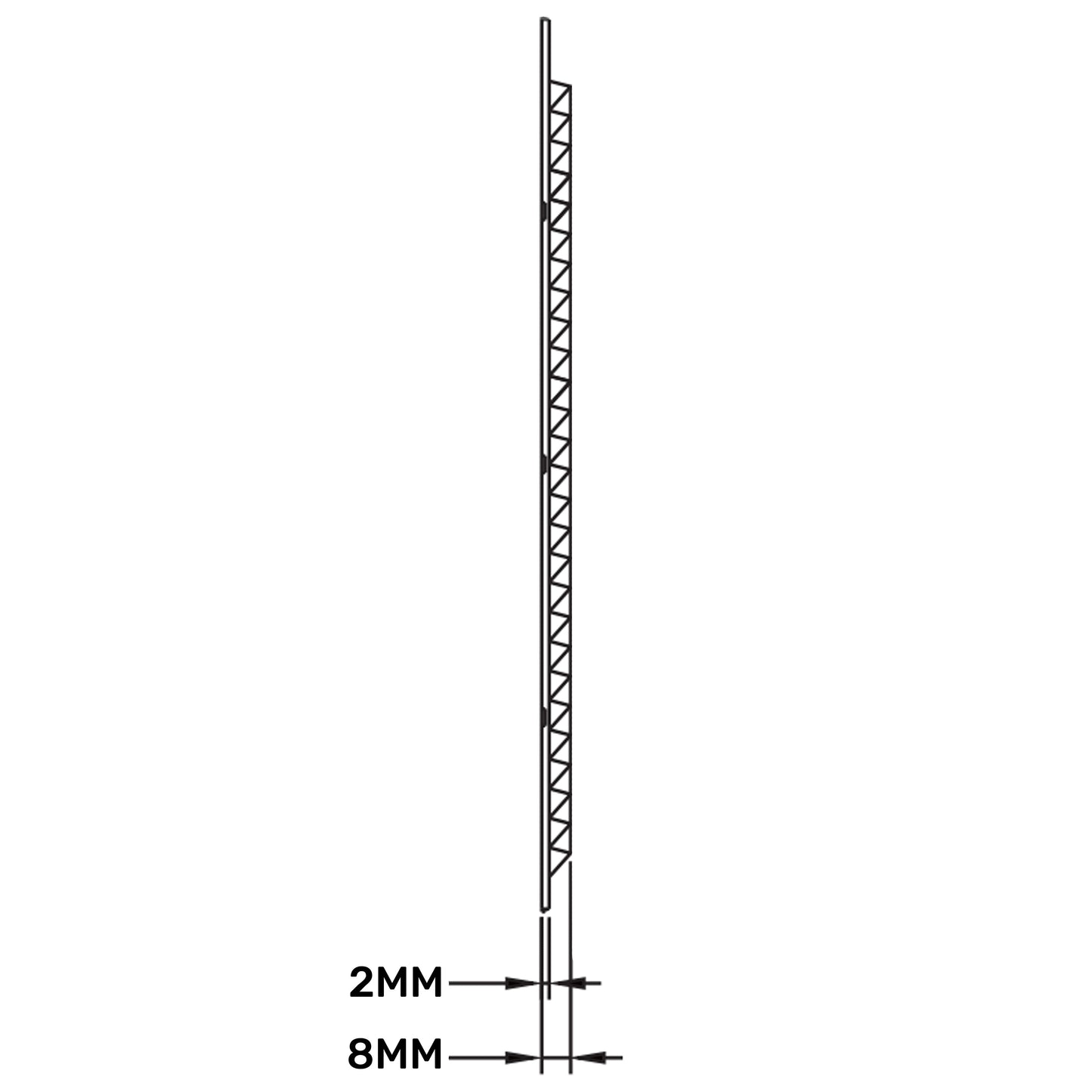 White Louvre Vent with Fly Screen, 240mm x 170mm