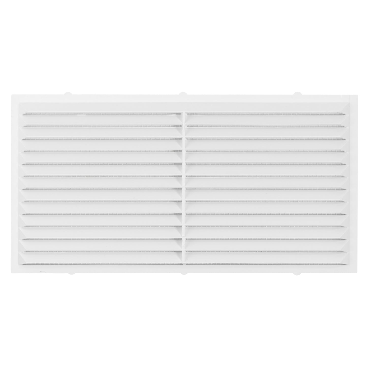 White Louvre Vent with Fly Screen, 220mm x 120mm