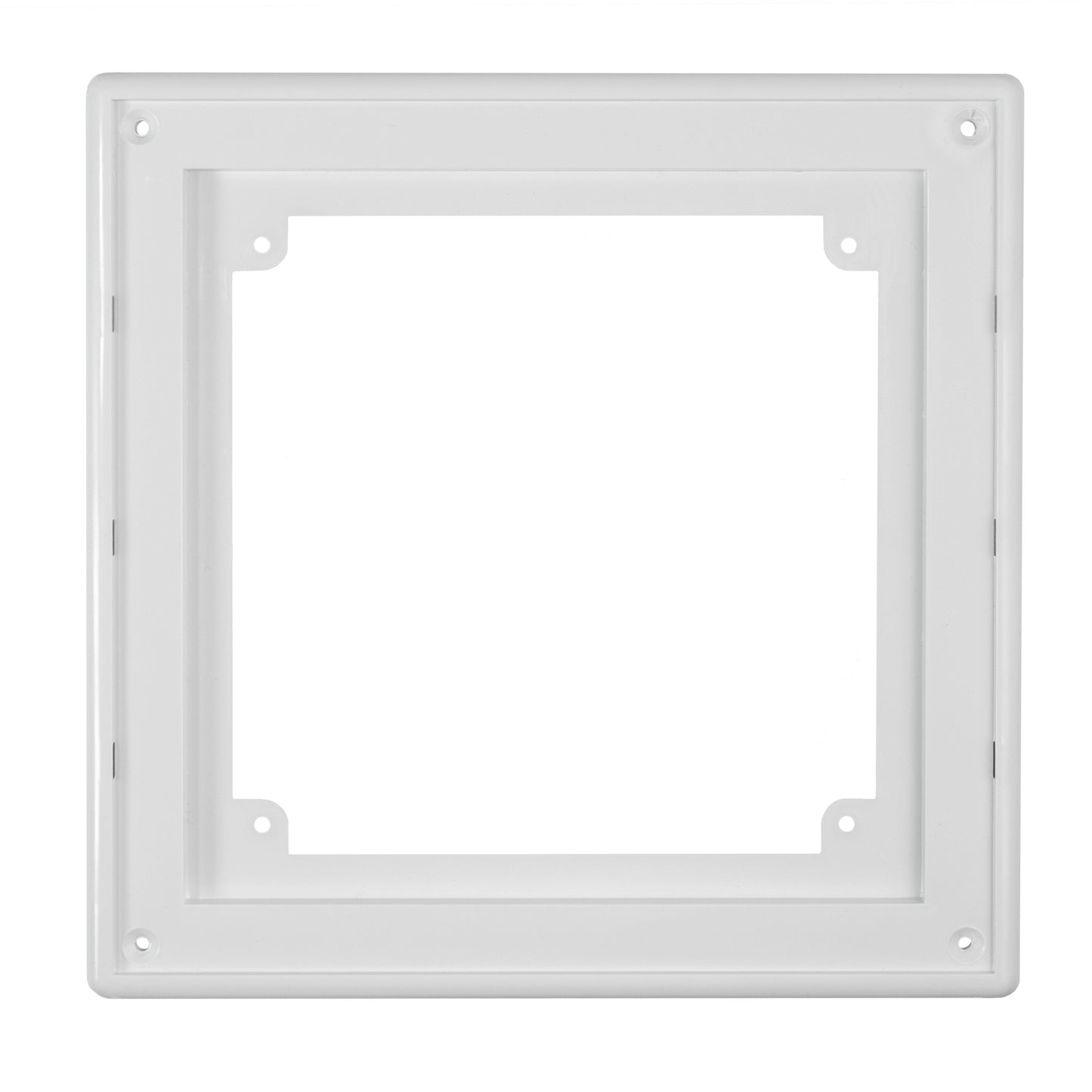 White Louvre Vent with Fly Screen, 250mm x 250mm