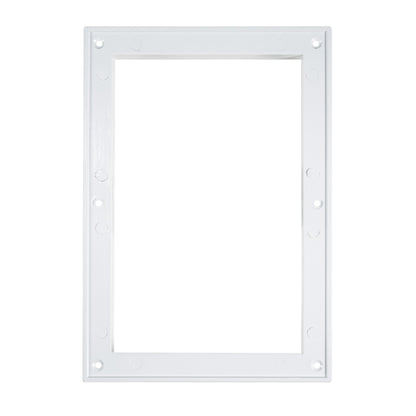 Luxury White Duo Smart Louvre Vent with Fly Mesh, 140mm x 210mm