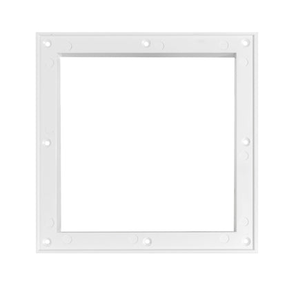 Luxury White Duo Smart Louvre Vent with Fly Mesh, 135mm x 135mm