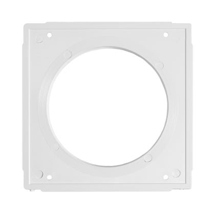 White Duo Smart Louvre Vent with Fly Mesh, 125mm x 125mm