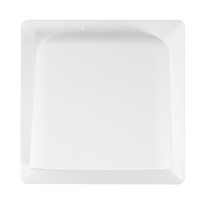 White External Louvre Vent with Hood, 100mm x 100mm