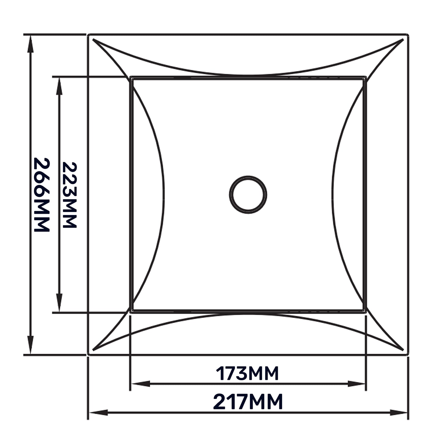White Access Panel Service Door, 200mm x 250mm