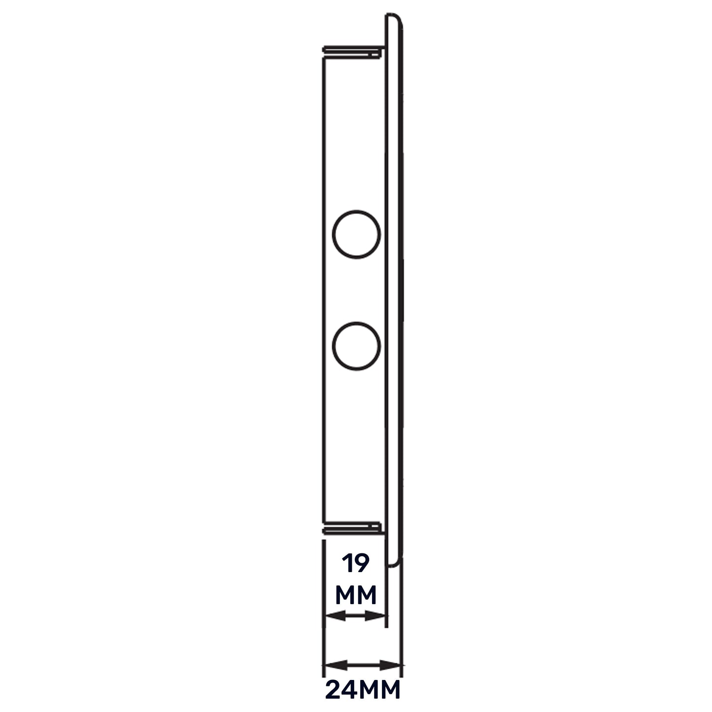 White Access Panel Service Door, 200mm x 250mm