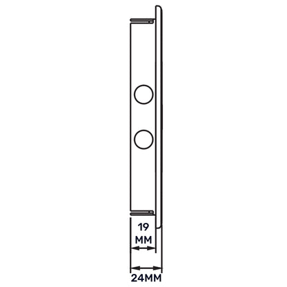 White Access Panel Service Door, 200mm x 250mm