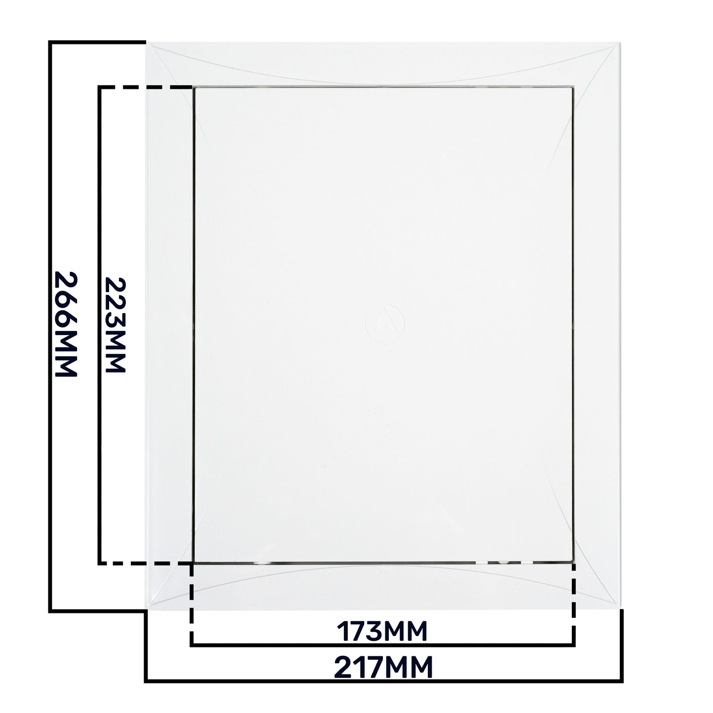 White Access Panel Service Door, 200mm x 250mm