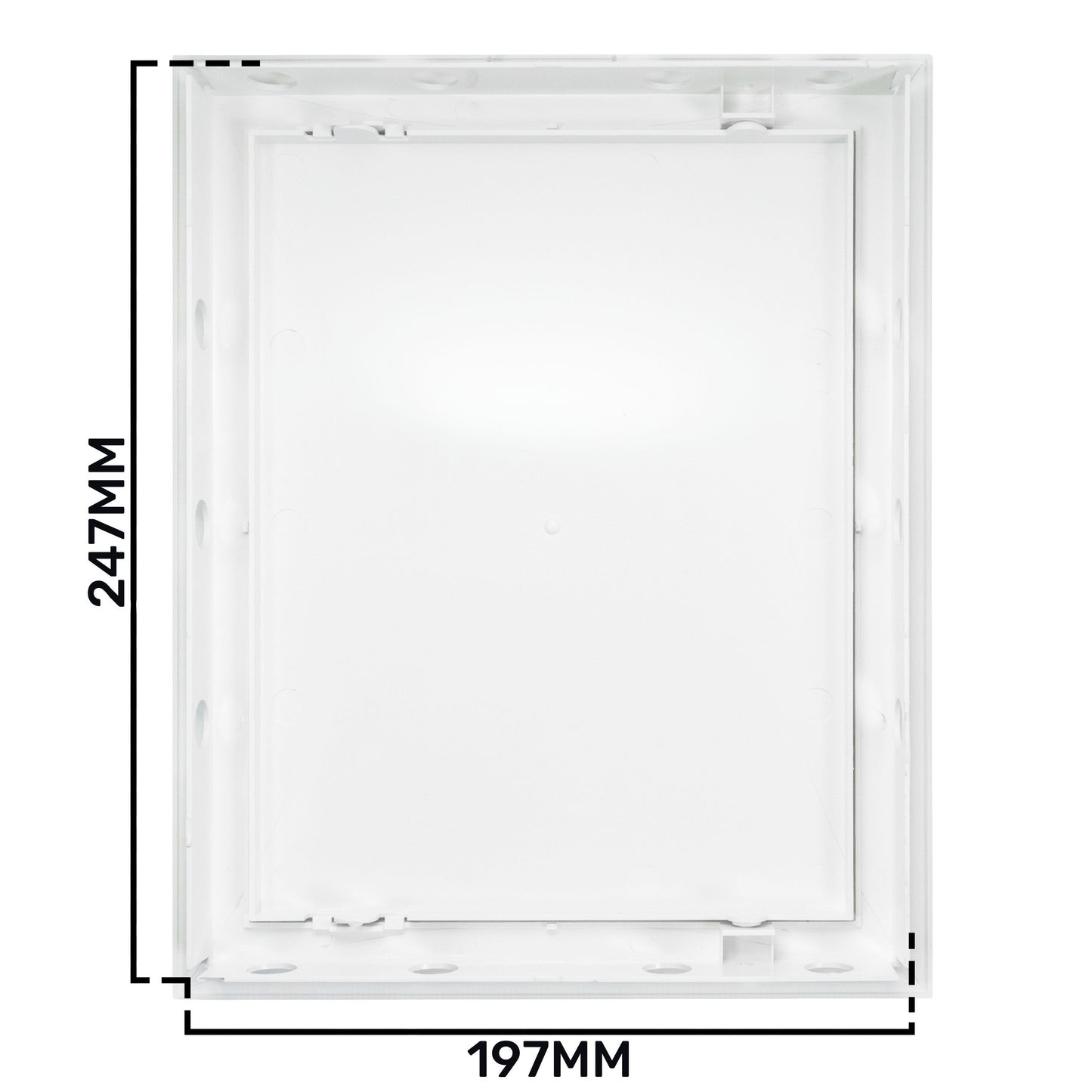 White Access Panel Service Door, 200mm x 250mm