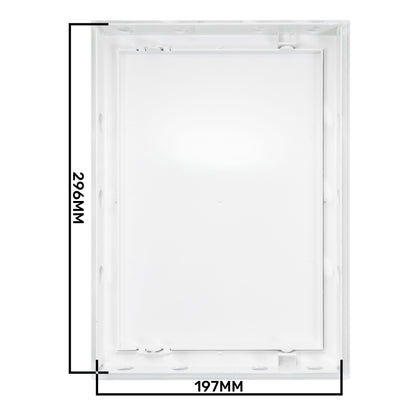 White Access Panel Service Door, 200mm x 300mm
