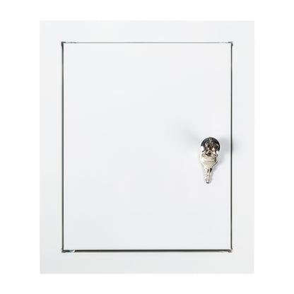 Lockable White Access Panel Service Door, 200mm x 250mm
