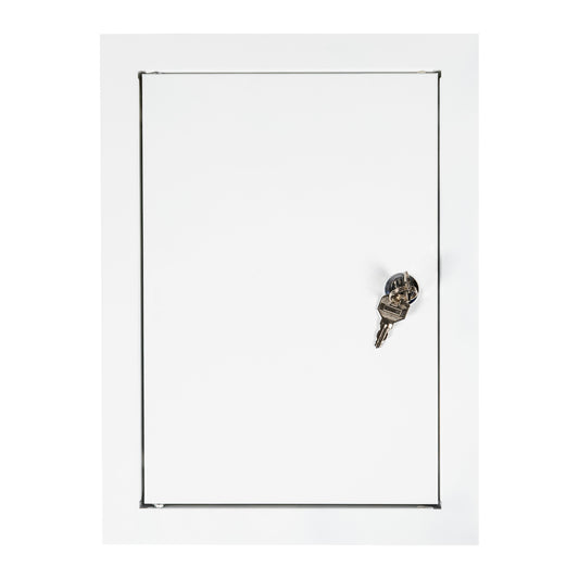 Lockable White Access Panel Service Door, 200mm x 300mm