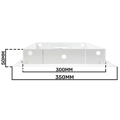 Lockable White Access Panel Service Door, 250mm x 300mm