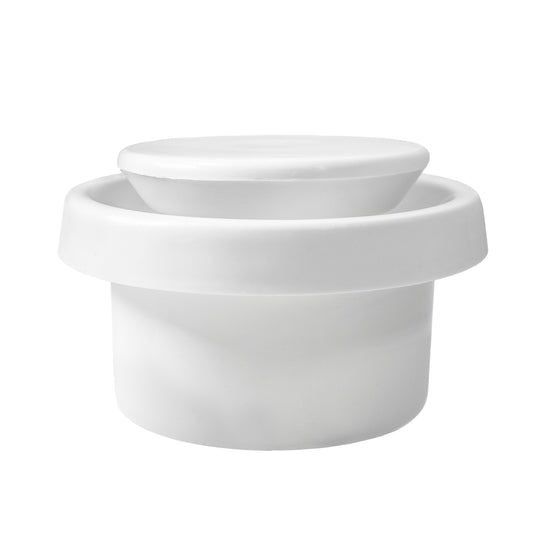 White Anemostat Intake Ceiling Valve, 125mm