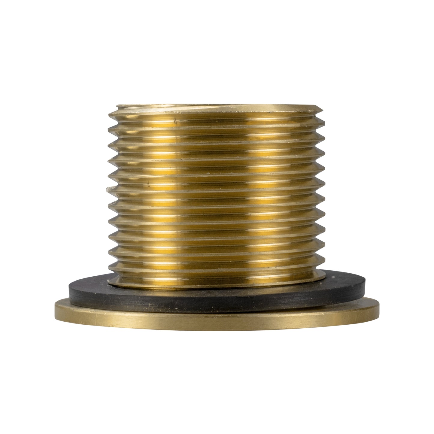 Brass Water Butt Tank Adapter, 1" BSPM to 3/4" BSPF