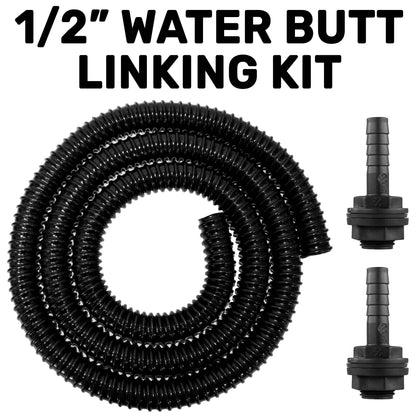 Water Butt Tank Linking Kit with HSS Drill Bit, 1/2"