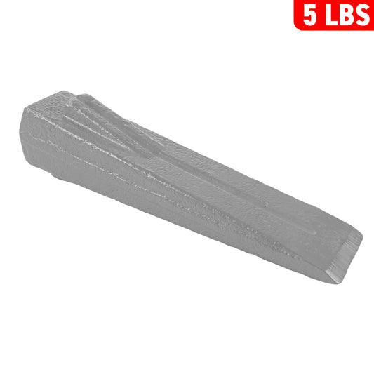Grey Spiked Steel Log Splitting Wedge, 2.3kg