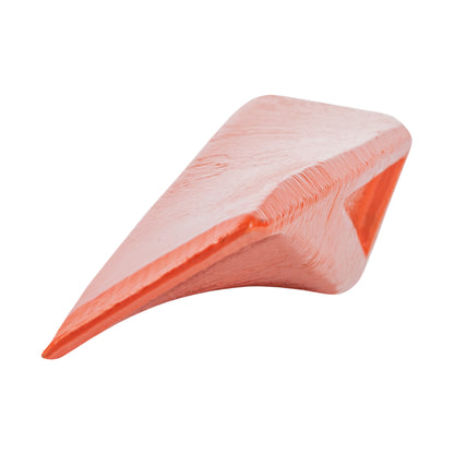 Red Twisted Steel Log Splitting Wedge, 2kg