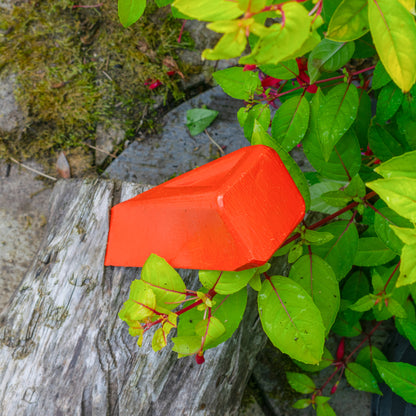 Red Twisted Steel Log Splitting Wedge, 2kg