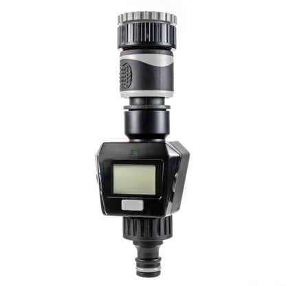 Water Flow Meter, Grey & Black