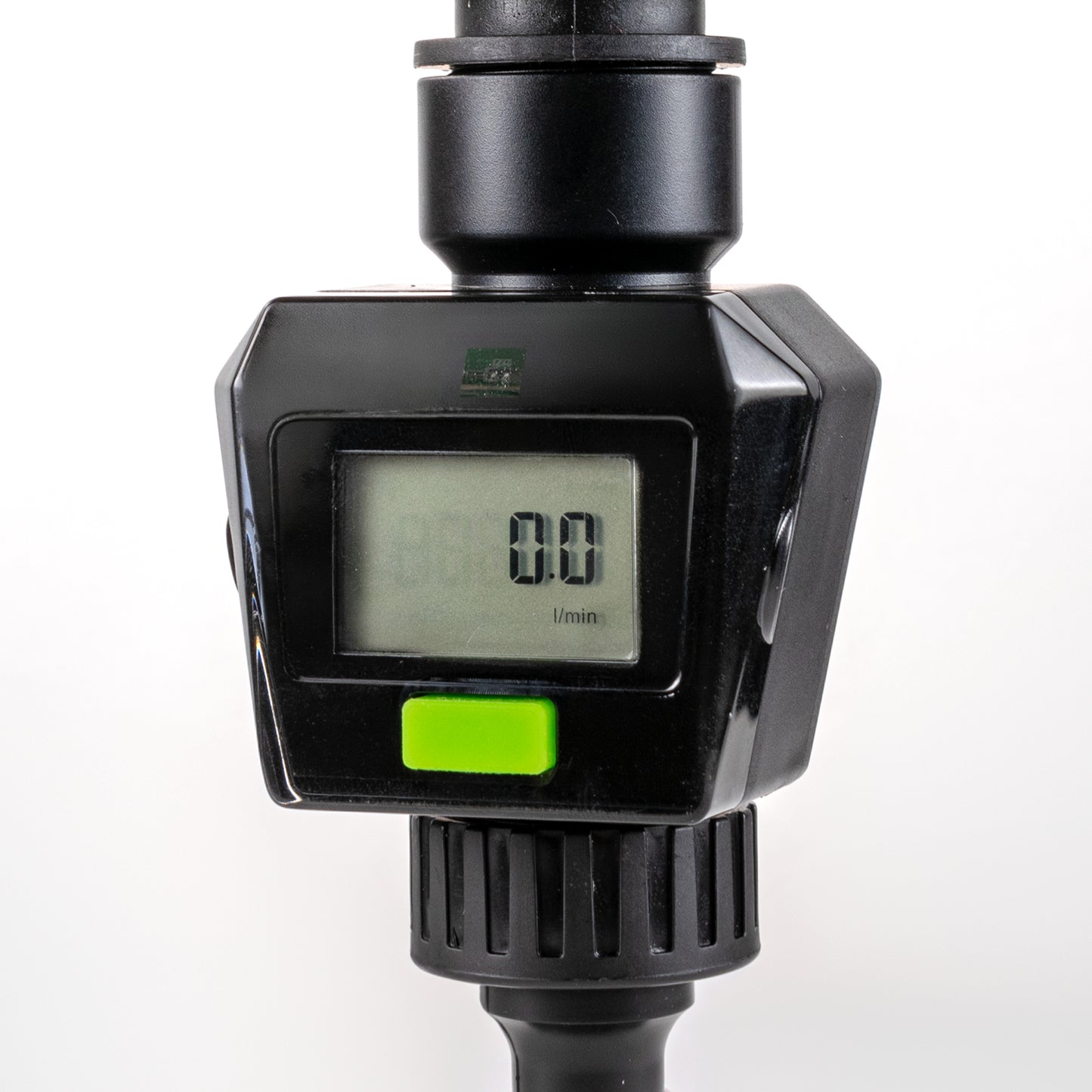 Water Flow Meter, Green & Black