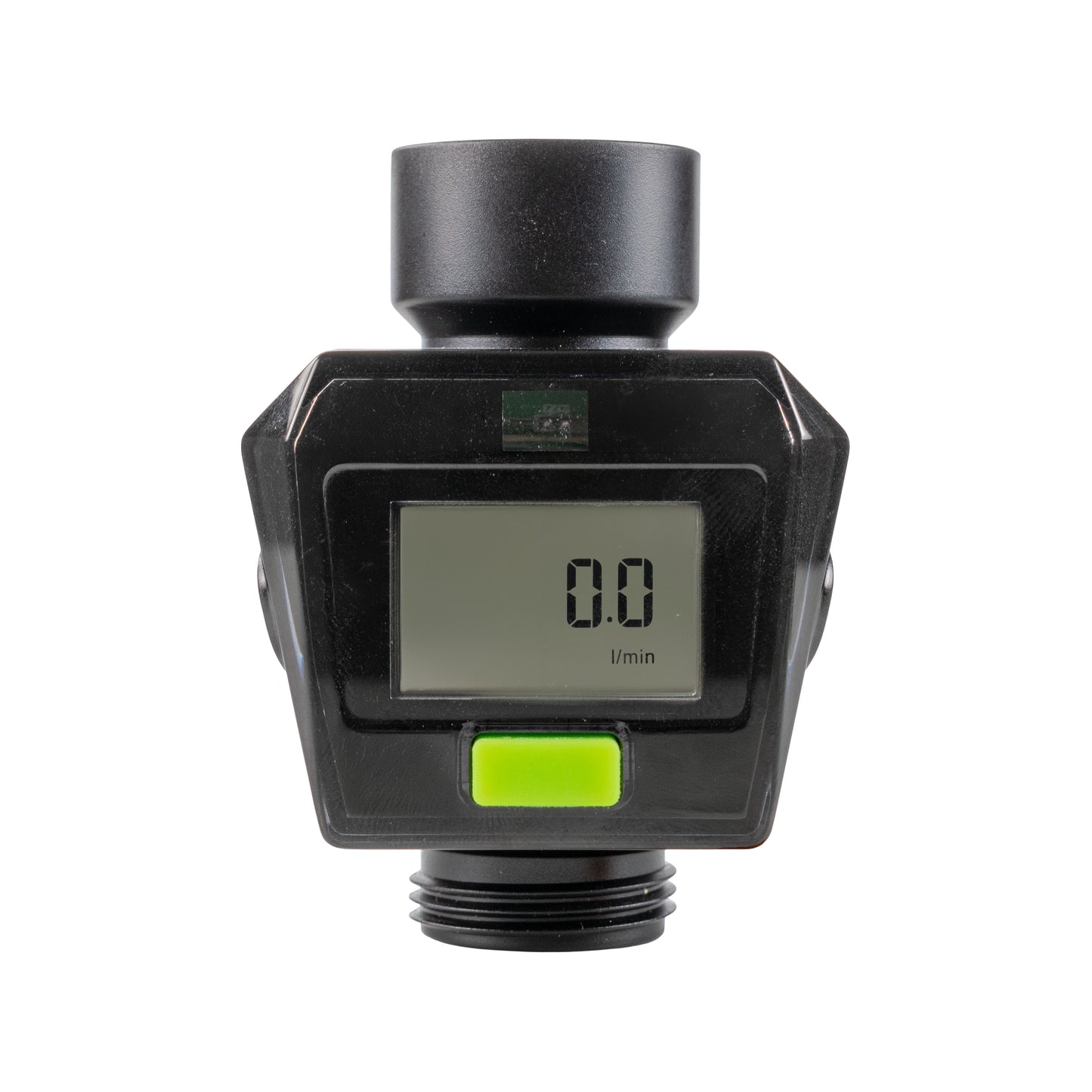 Water Flow Meter, Green & Black