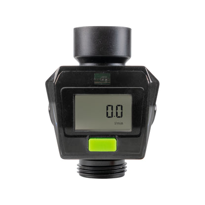 Water Flow Meter, Green & Black