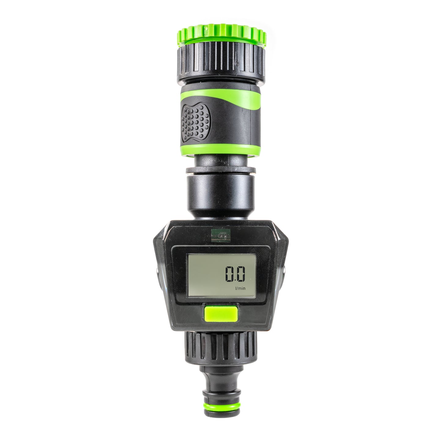 Water Flow Meter, Green & Black