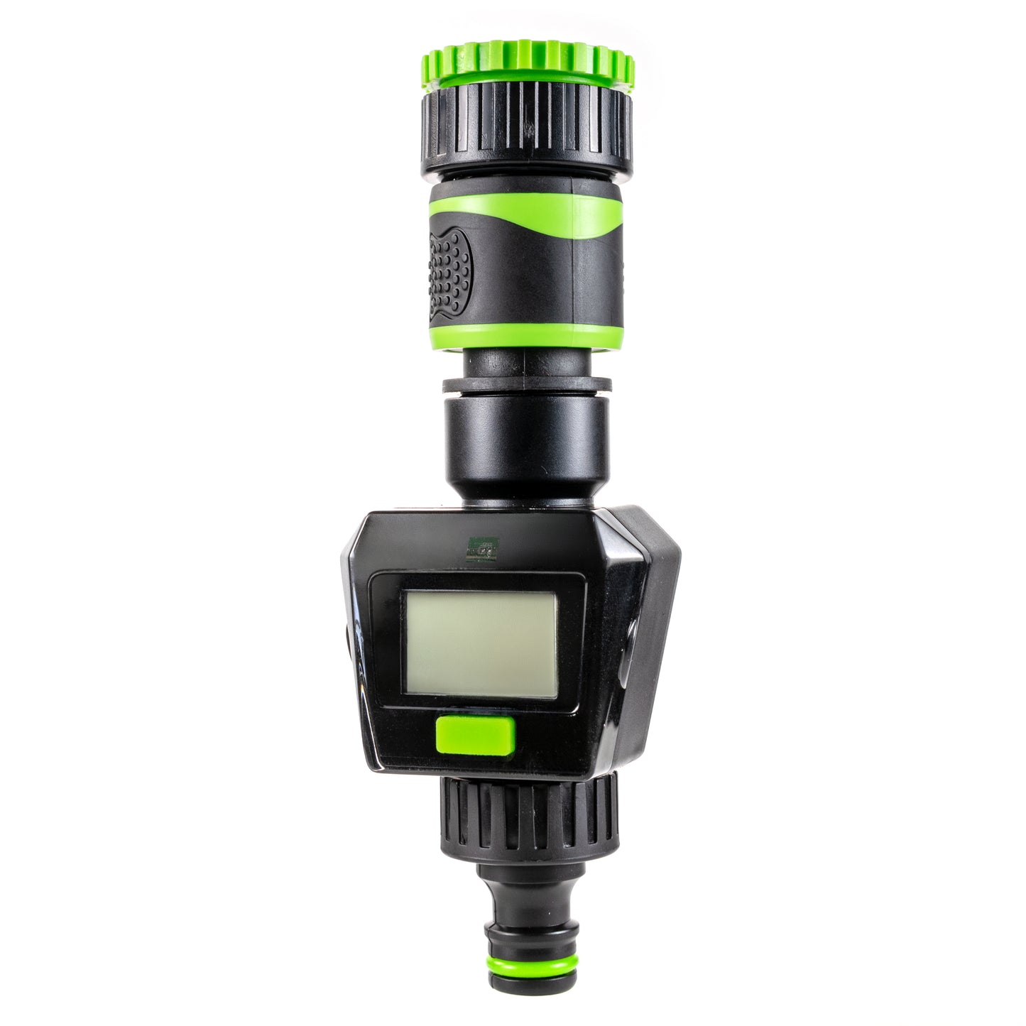 Water Flow Meter, Green & Black